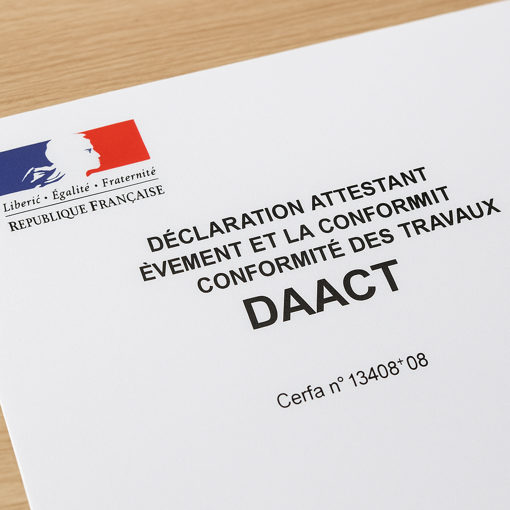 🧾 DAACT &amp; RE2020 : la déclaration indispensable en fin de chantier Colmar