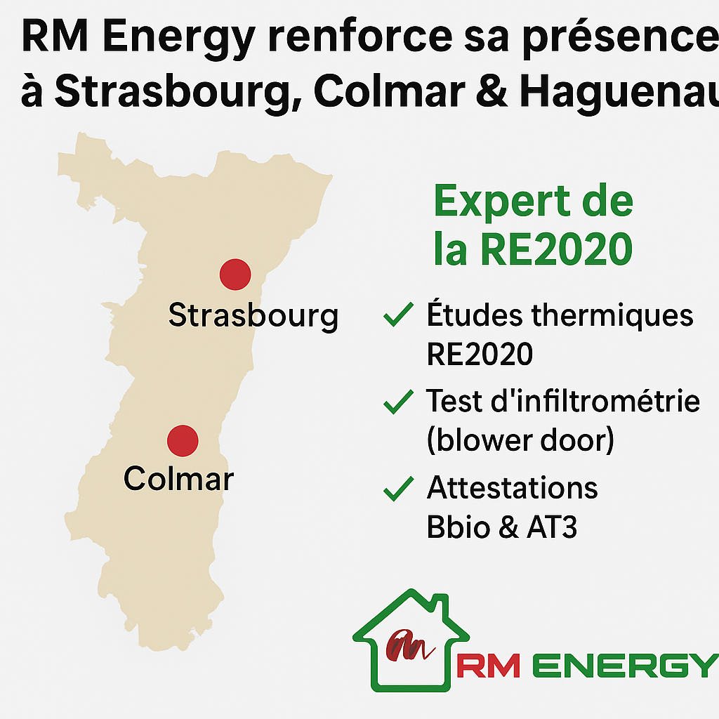 📍 RM Energy renforce sa présence à Strasbourg, Colmar &amp; Haguenau Saint-Louis